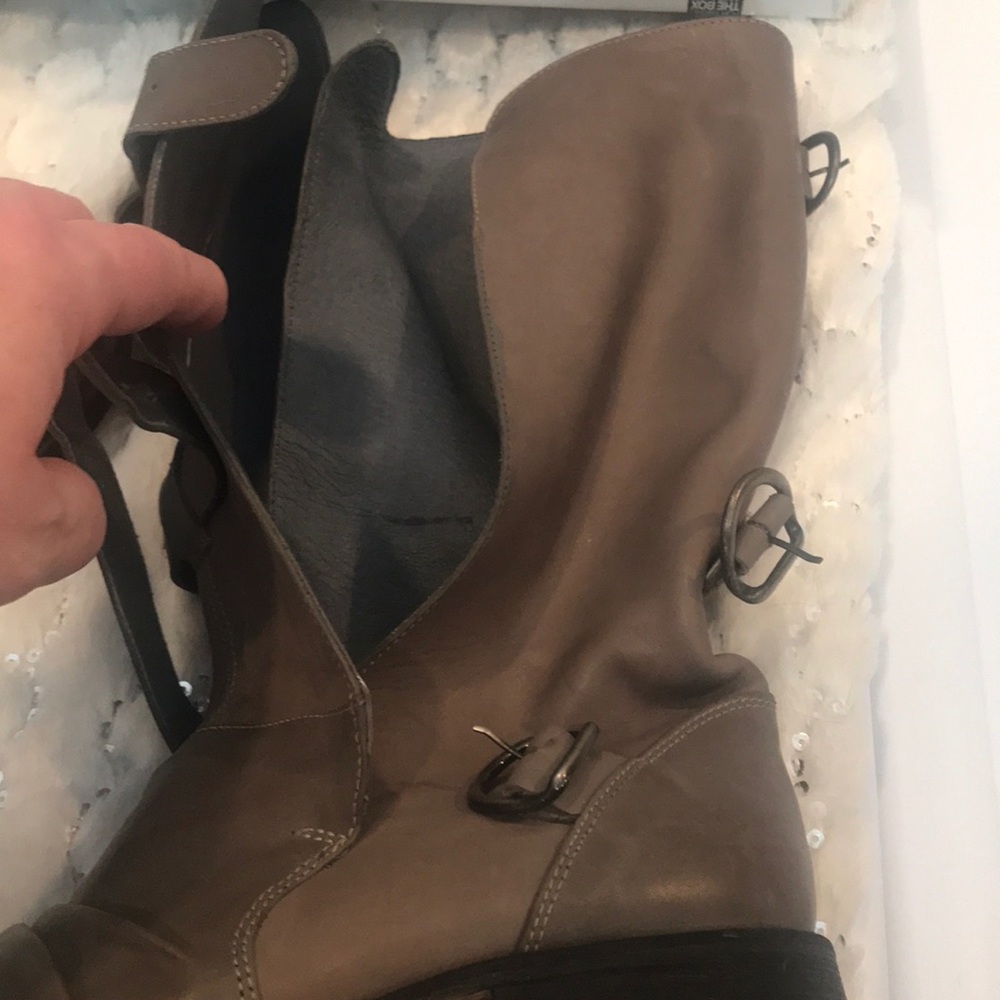 Aldo Brown Combat & Moto Boots - Picture 8 of 8